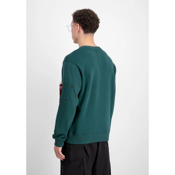Alpha Label Sweater - force green