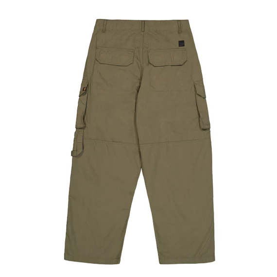Ripstop Patchwork Pant - dark olive