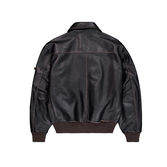 CWU Leather Jacket - vintage brown