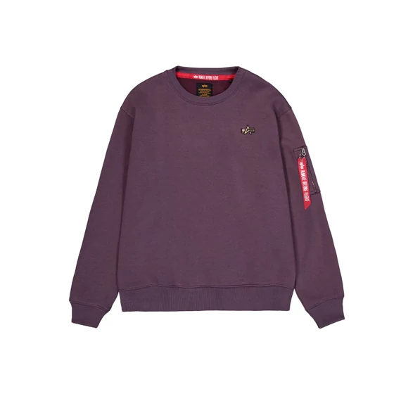 alpha-3d-small-logo-sweater-plum