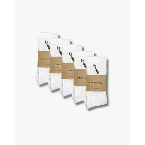 Baron-Filou-Socks-5-pack-champagne-white