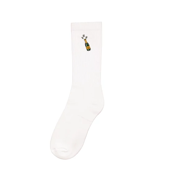 FW24 5-Pack Sport Socks, Champagne - White