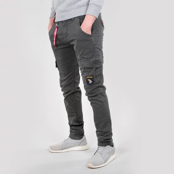 Petrol Patch Pant - greyblack