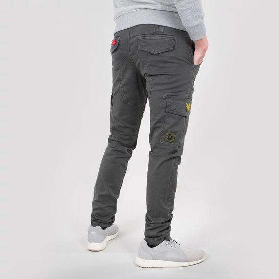 Petrol Patch Pant - greyblack
