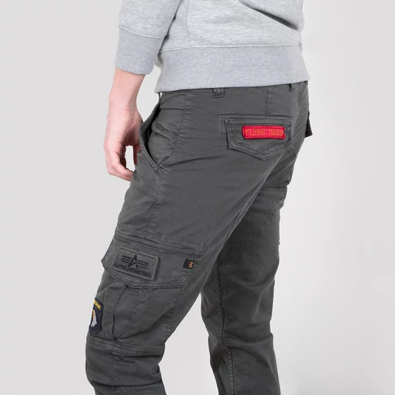 Petrol Patch Pant - greyblack