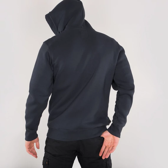 Basic Zip Hoody - navy