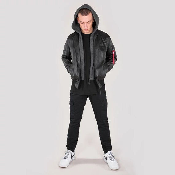 MA-1 D-Tec Leather LW - black/black