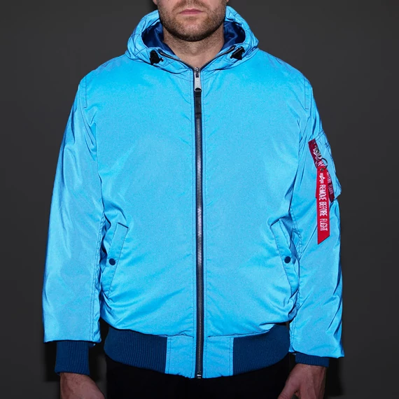 MA-1 Hooded Reflective - replica blue