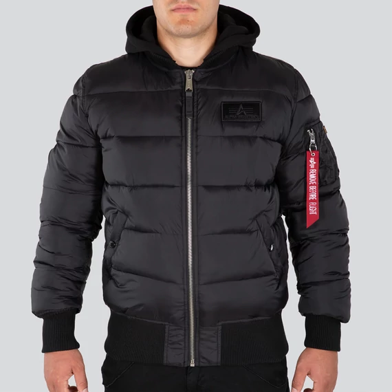 MA-1 ZH Backprint Puffer FD - black/reflective