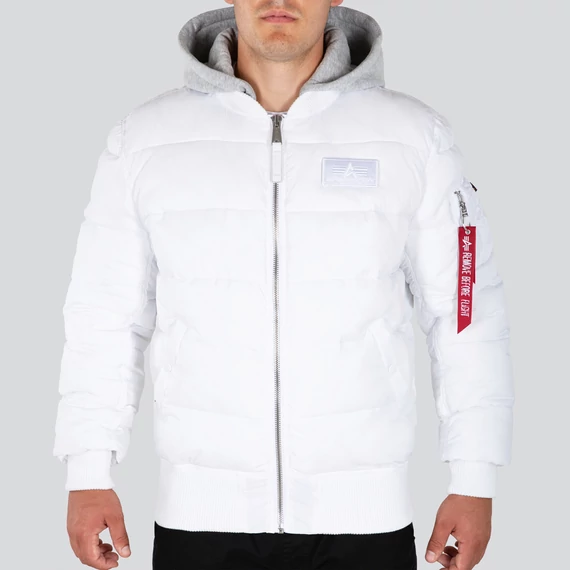MA-1 ZH Backprint Puffer FD - fehér