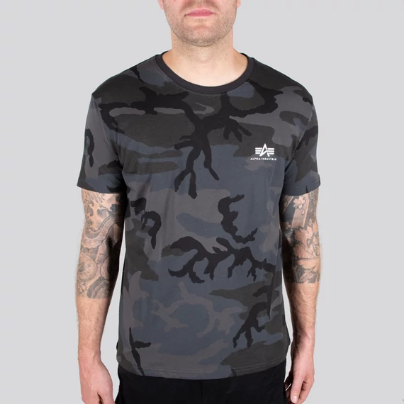 Backprint T Camo - black camo