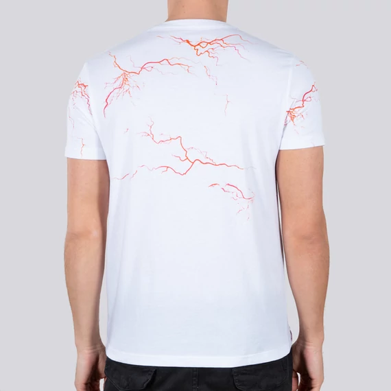 Lightning AOP T - white/orange