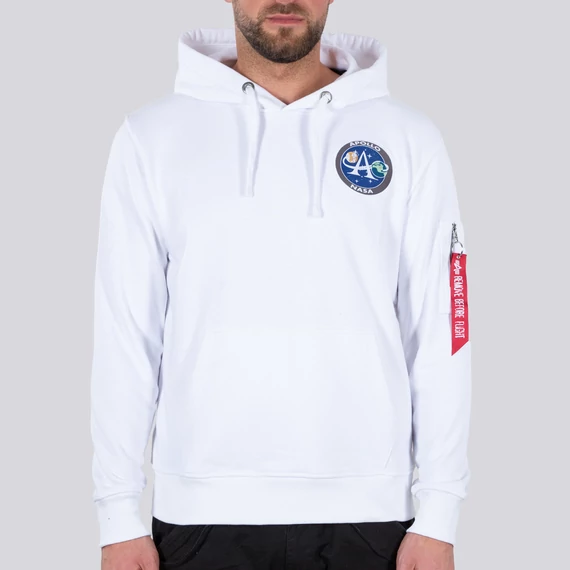 Apollo Mission Hoody - white