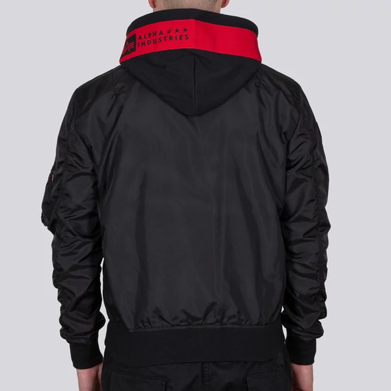 MA-1 TT Hood Custom - black/red
