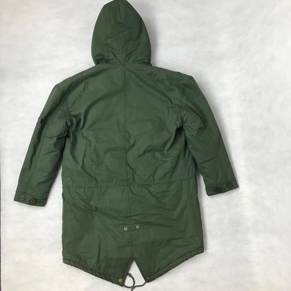Hooded Fishtail Woman - dark olive