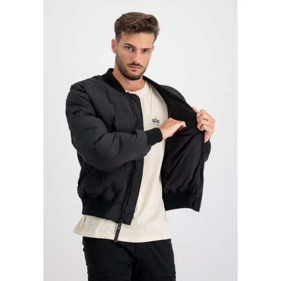 MA-1 EMB Logo Puffer - black