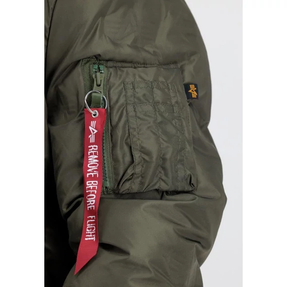 MA-1 EMB Logo Puffer - dark olive