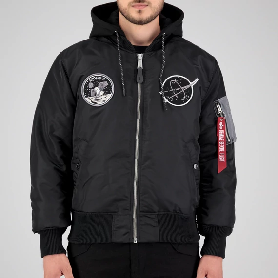 MA-1 VF Hood Dark Side - black/reflective