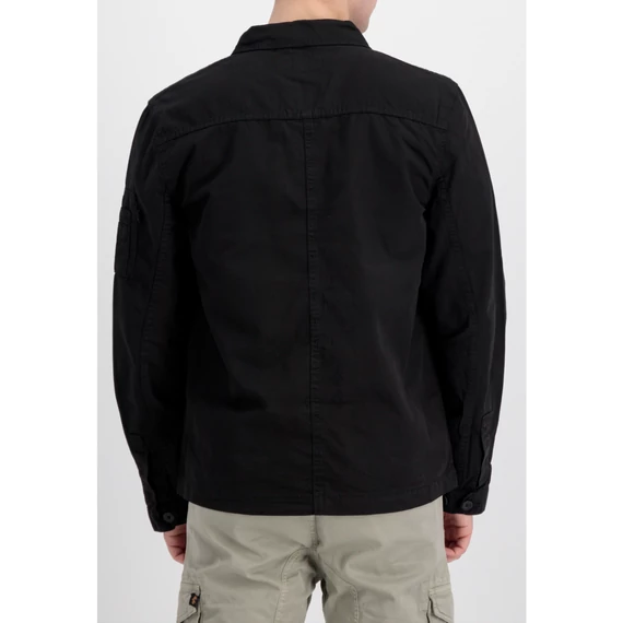 Ripstop Cargo Overshirt - black