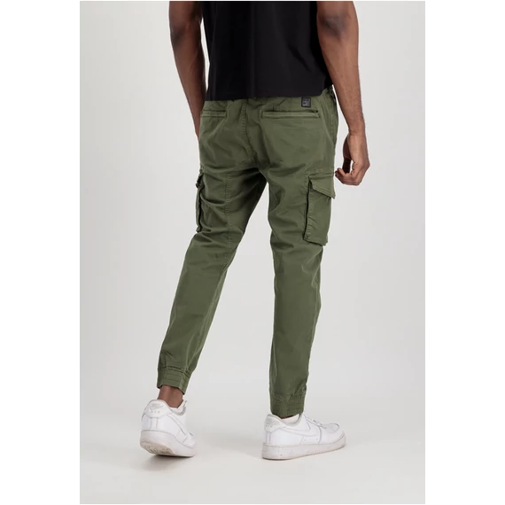 Cotton Twill Jogger - dark olive
