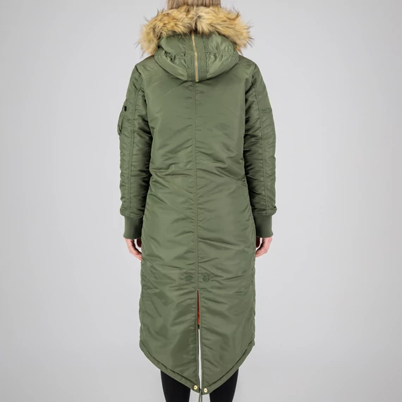 Long Fishtail Woman - sage green