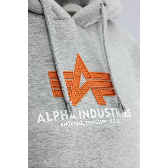 Basic Hoody Rubber - greyheather