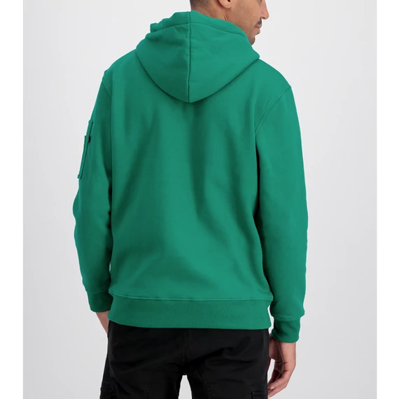Recycled Label Hoody - jungle green