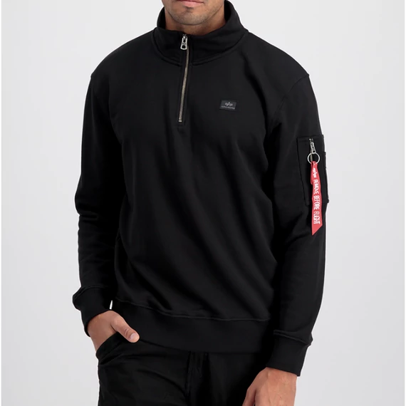 X-Fit Half Zip Sweater - black