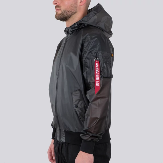 MA-1 Hooded Rainjacket - black