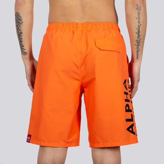 Side Print Board Short - alpha orange