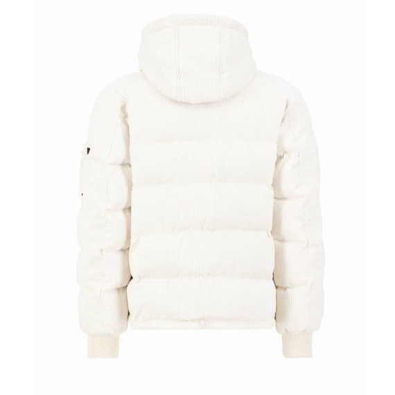 Puffer Cord - jet stream white