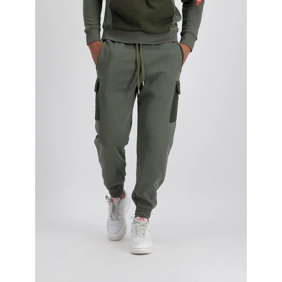 Sweat Nylon Cargo Jogger - dark olive