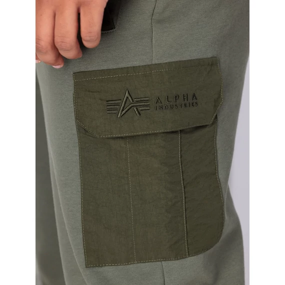 Sweat Nylon Cargo Jogger - dark olive