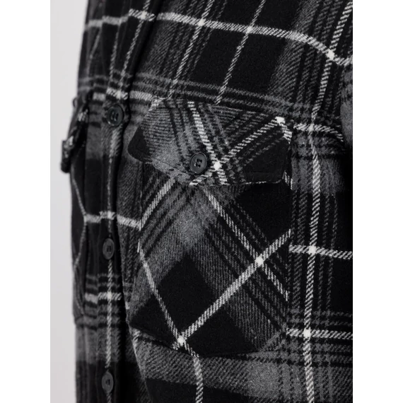 Flannel Shirt - black/grey