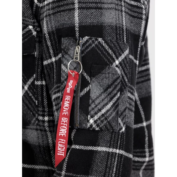 Flannel Shirt - black/grey