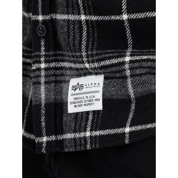Flannel Shirt - black/grey