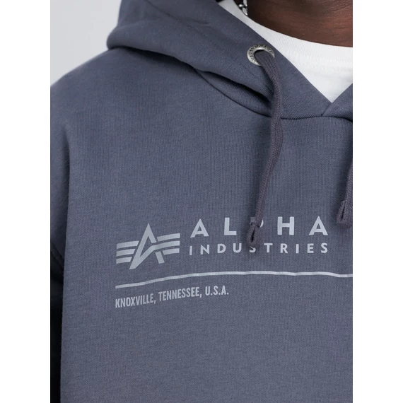 AI Reflective Hoody - greyblack