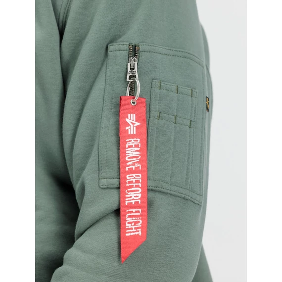 AI Reflective Hoody - vintage green