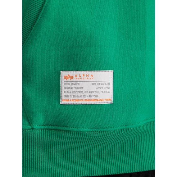 Recycled Label Hoody - jungle green