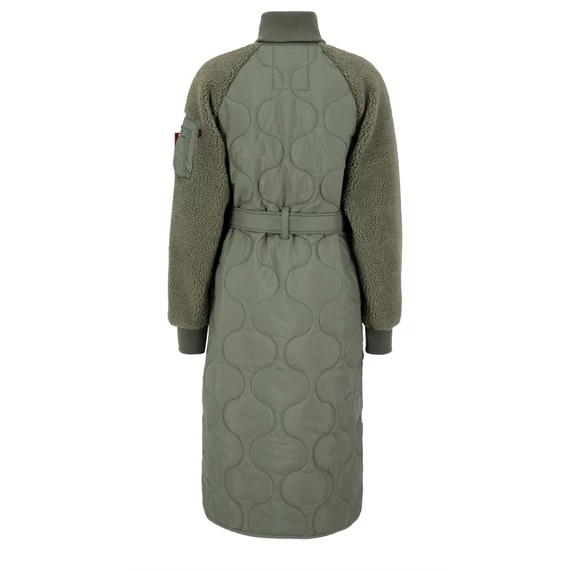 ALS Teddy Coat Woman - sage green