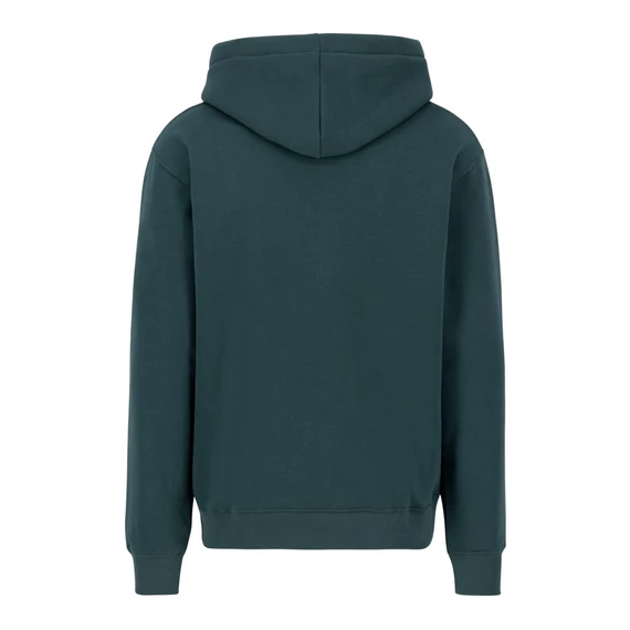 Basic Hoody Small Logo - force green
