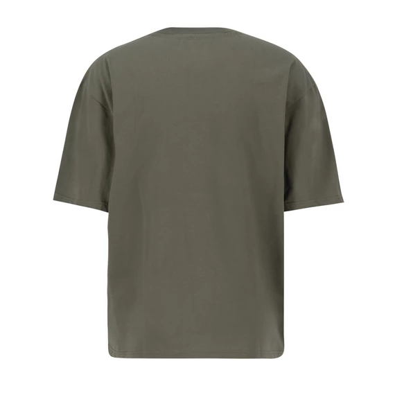 Satin Logo T - dark olive