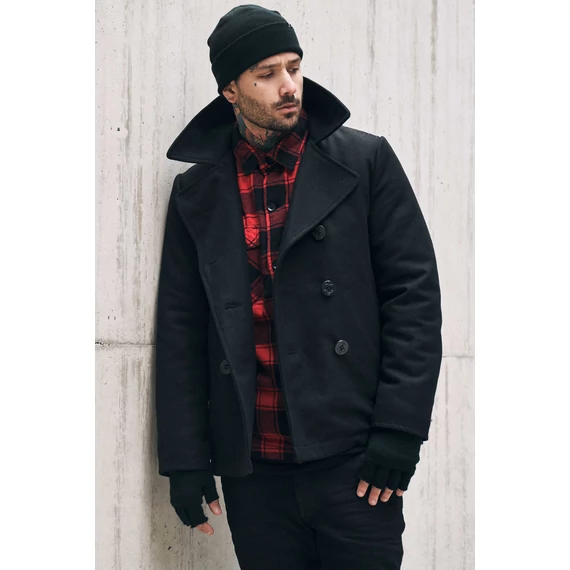 Pea Coat - black