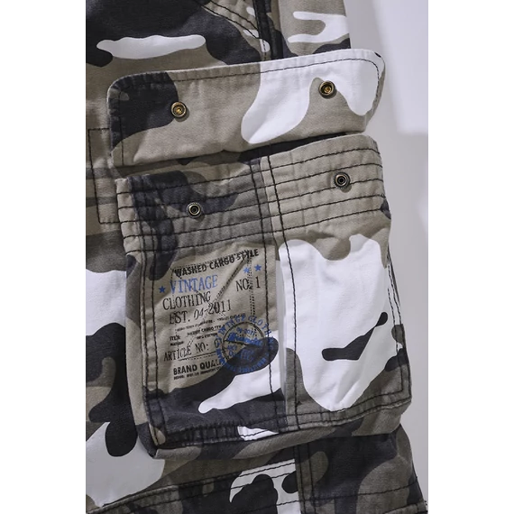 Pure Slim Fit Trousers - urban camo
