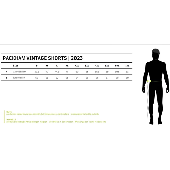Packham Vintage Short - black