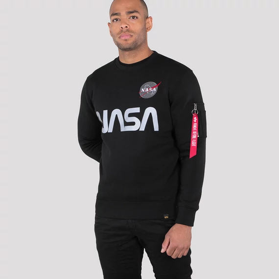 NASA Reflective Sweater - black
