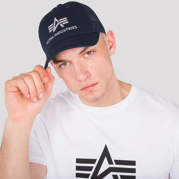 Basic Trucker Cap - replica blue