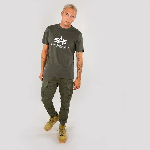 Basic T - dark olive
