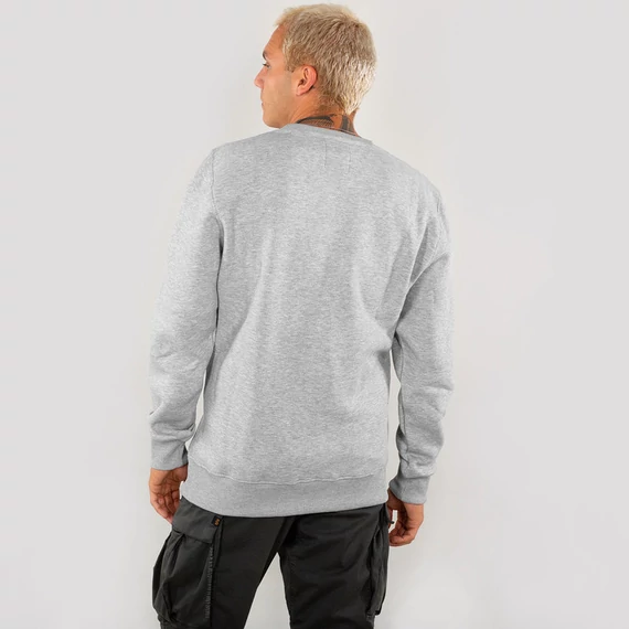 Basic Sweater Small Logo - greyheather