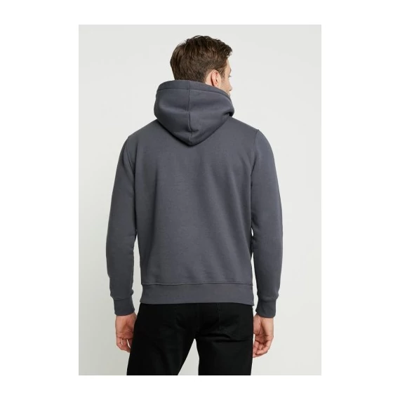 Basic Hoody - greyblack/black